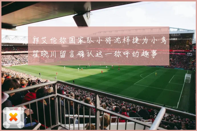 郭艾伦称国家队小将沈梓捷为小鸟翟晓川留言确认这一称呼的趣事